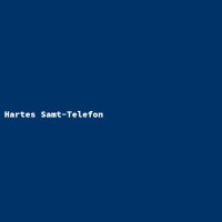 Hartes Samt-Telefon