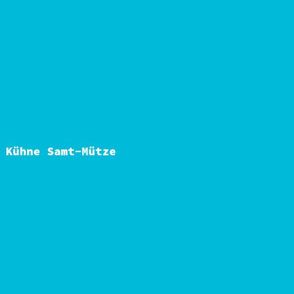 K&uuml;hne Samt-M&uuml;tze