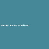 Enormer Bronze-Ventilator