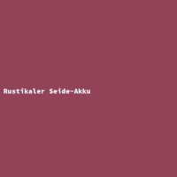 Rustikaler Seide-Akku