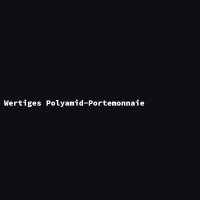 Wertiges Polyamid-Portemonnaie