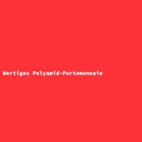 Wertiges Polyamid-Portemonnaie