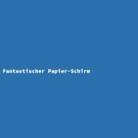 Fantastischer Papier-Schirm