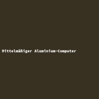 Mittelm&auml;&szlig;iger Aluminium-Computer