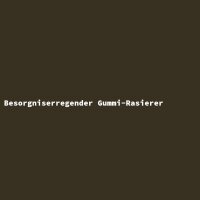 Besorgniserregender Gummi-Rasierer