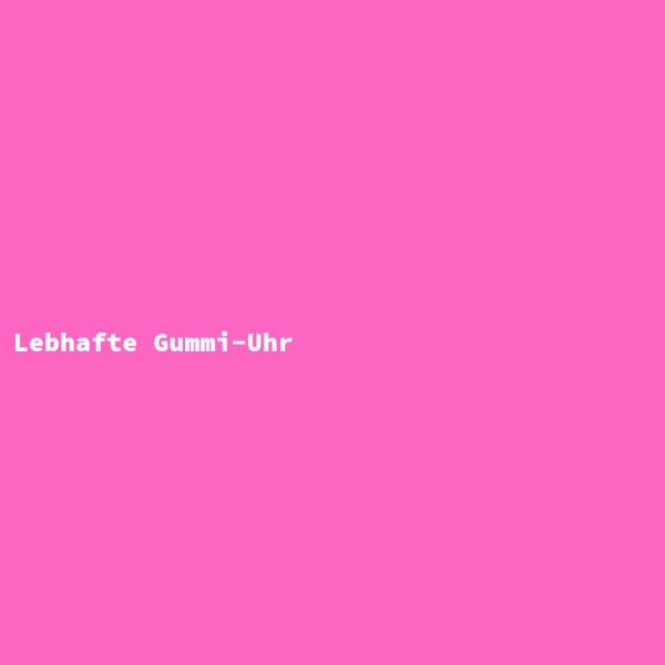 Lebhafte Gummi-Uhr