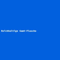 Reichhaltige Samt-Flasche