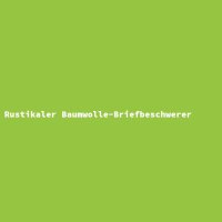 Rustikaler Baumwolle-Briefbeschwerer