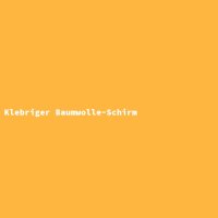 Klebriger Baumwolle-Schirm