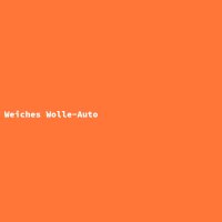 Weiches Wolle-Auto