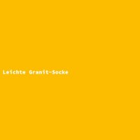 Leichte Granit-Socke