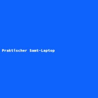 Praktischer Samt-Laptop