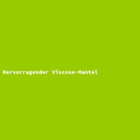 Hervorragender Viscose-Mantel