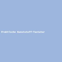 Praktische Kunststoff-Tastatur