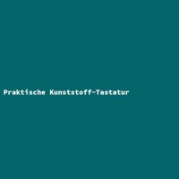 Praktische Kunststoff-Tastatur