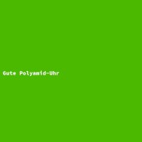 Gute Polyamid-Uhr