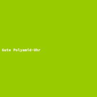 Gute Polyamid-Uhr