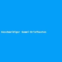 Geschmeidiger Gummi-Briefkasten
