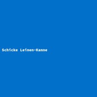 Schicke Leinen-Kanne