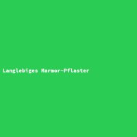 Langlebiges Marmor-Pflaster