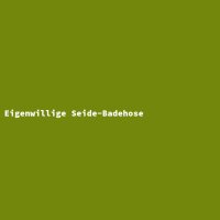 Eigenwillige Seide-Badehose