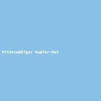Mittelm&auml;&szlig;iger Kupfer-Hut