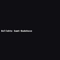 Beliebte Samt-Badehose