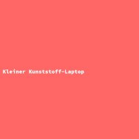 Kleiner Kunststoff-Laptop
