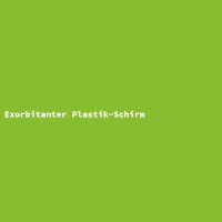 Exorbitanter Plastik-Schirm