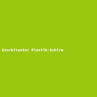 Exorbitanter Plastik-Schirm