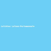 Leichtes Leinen-Portemonnaie