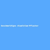 Geschmeidiges Aluminium-Pflaster