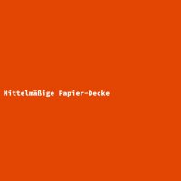 Mittelm&auml;&szlig;ige Papier-Decke