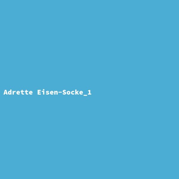 Adrette Eisen-Socke_1