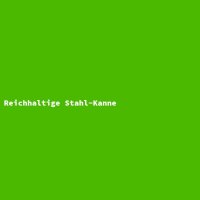 Reichhaltige Stahl-Kanne