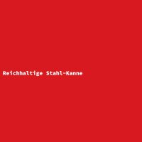 Reichhaltige Stahl-Kanne