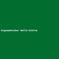 Ergonomischer Wolle-Schirm